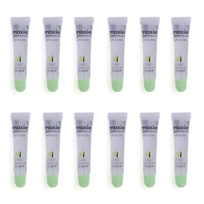 Maxie by Plantico Beauty Clear Lip Polish bulk (12 Pieces) CLEAR/ALOE (ALOE, 12 PCS)