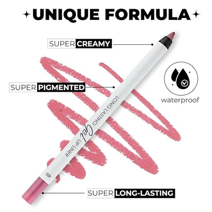 Lamel Matte Gel Lip Liner Pencil | Weightless&CreamyTexture Lip 7g