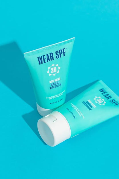 Non-Nano Mineral Sunscreen SPF 30 broad-spectrum reef-safe Zinc Oxide lotion for face and body, 2 oz