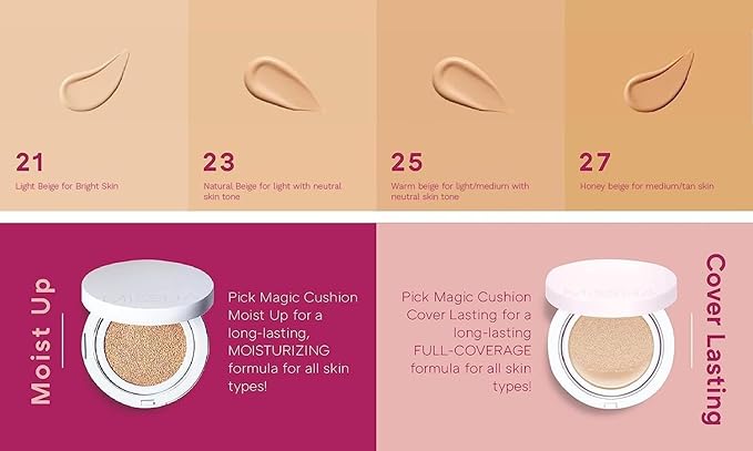 MISSHA Magic Cushion Foundation No.23 (2 Pack) Natural Skin Types