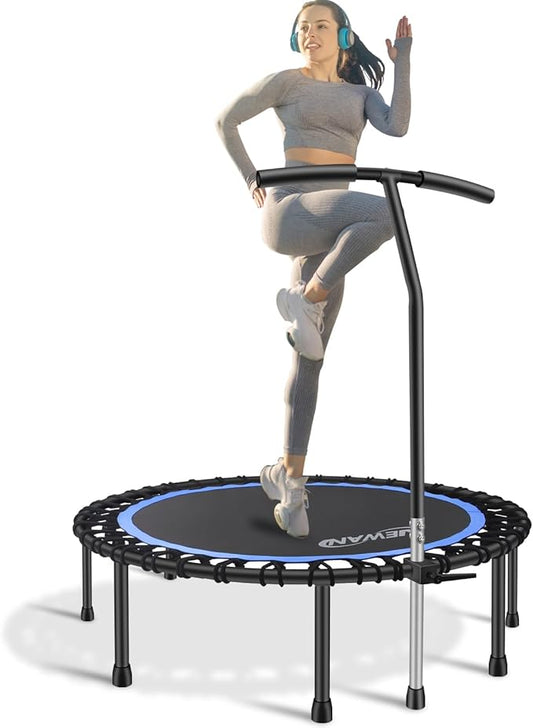 Newan 40"-48" Silent Mini Trampoline Fitness Trampoline Bungee 330lbs
