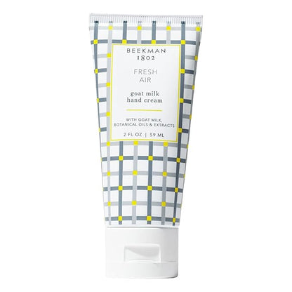 Beekman 1802 Goat Milk Hand Cream, Fresh Air - 2 oz - Moisturizing Lotion for Dry Skin - Anti-Aging Hydration - Good for Sensitive Skin - Cruelty Free - Packaging May Vary