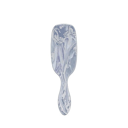 Wet Brush Shine Enhancer Paddle Brush, Marble Silver - Detangler Brush with Ultra Soft Bristles, Infused With Natural Argan Oil, Shiny & Smooth Hair, Wet or Dry, All Hair Types