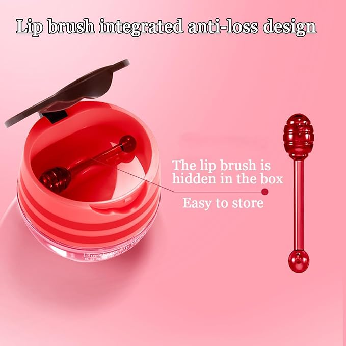 2 PCS Lip Balm Honey Pot, Wrinkle