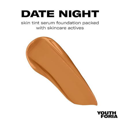 Youthforia Date Night Skin Tint Serum Foundation, Light-Medium Warm Undertones