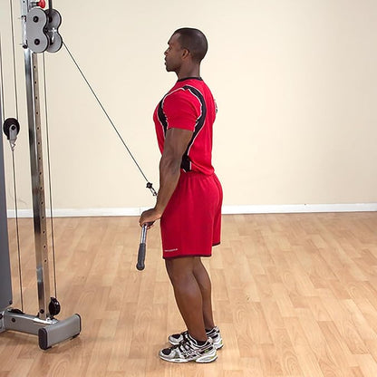 Body-Solid Tools Pro-Grip Lat Bar Cable Attachment for Gym