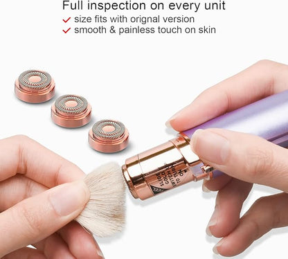 Facial Hair Remover Replacement Heads Gen 2 Double Ring Compatible with Flawless Facial Hair Removal Tool Generation 2