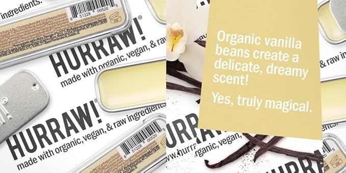 Hurraw! Coconut, Mint, Vanilla Lip Balm Palm