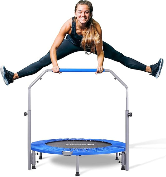 BCAN 40/48" Foldable Mini Trampoline Max Load 330lbs/440lbs