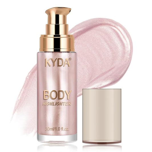 Body Shimmer Oil,Liquid Glow Illuminator Body Luminizer Glow Fl Oz#107