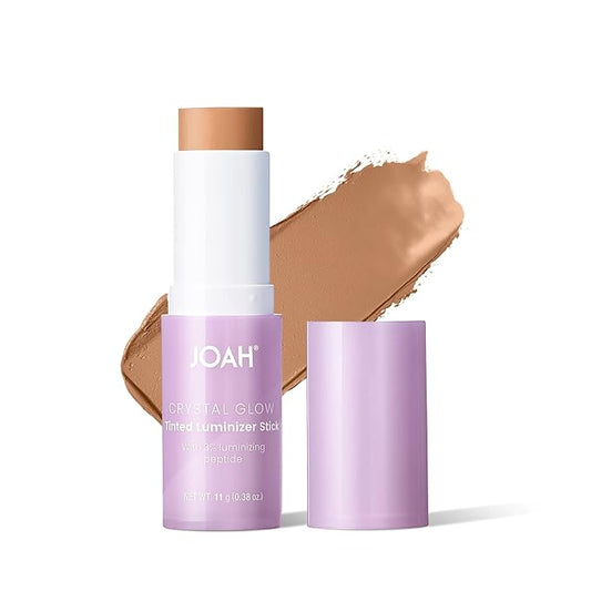 JOAH Crystal Glow Tinted Luminizer Stick, Multitasking Korean Warm Undertones
