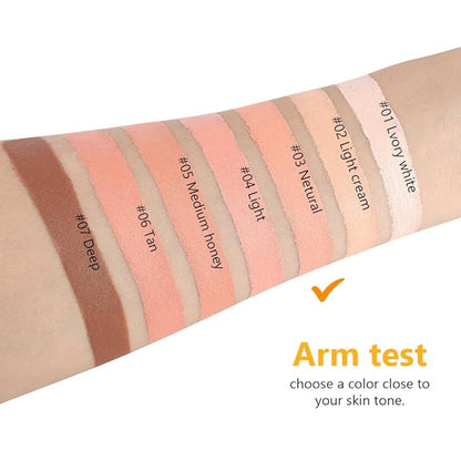 Kaely Pot Concealer Full Coverage Set,under Eye Brightener ojeras 03