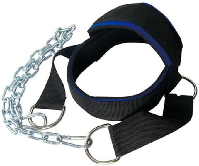 Padded Neck Training Head Harness with Chain Weight