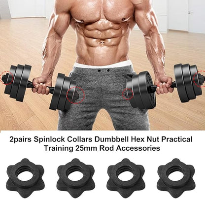 4pcs Spinlock Collars 1 Inch