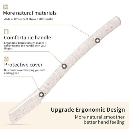 Disposable Dermaplane Razors for Women, Face Razors for Women Peach Fuzz Removal, Exfoliating Dermaplaning Tool, Eyebrow Razor, Facial Razor, Dermaplaning Razor, 9 Count