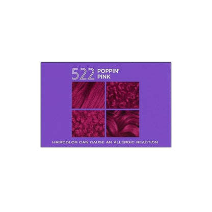 Softsheen-Carson Dark and Lovely Hair Dye, Fade Resist Hair Color with Conditioning Mask, Poppin Pink, 1 Kit