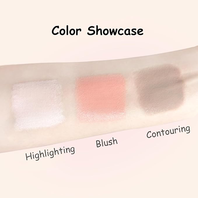 Blush Stick - Precise Makeup Stick with Brush, & Concealer