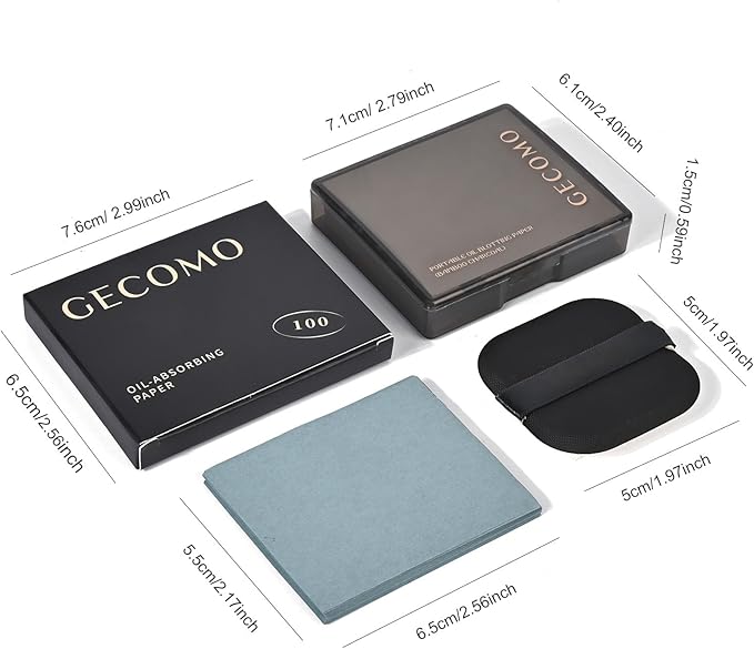 KYDA 200 Sheets Bamboo Charcoal Oil Blotting Paper Control Film