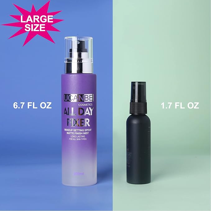 UCANBE Makeup Setting Spray - Matte Finishing Spray 6.7 Fl Oz