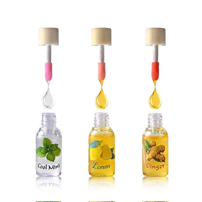 LAMUSELAND 3Pcs Mini Cute Lip Oil, Hydrating