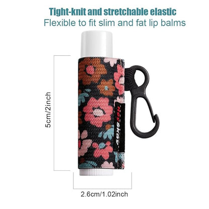 HEYSKAY Lip Balm Holder Sleeves Keychain
