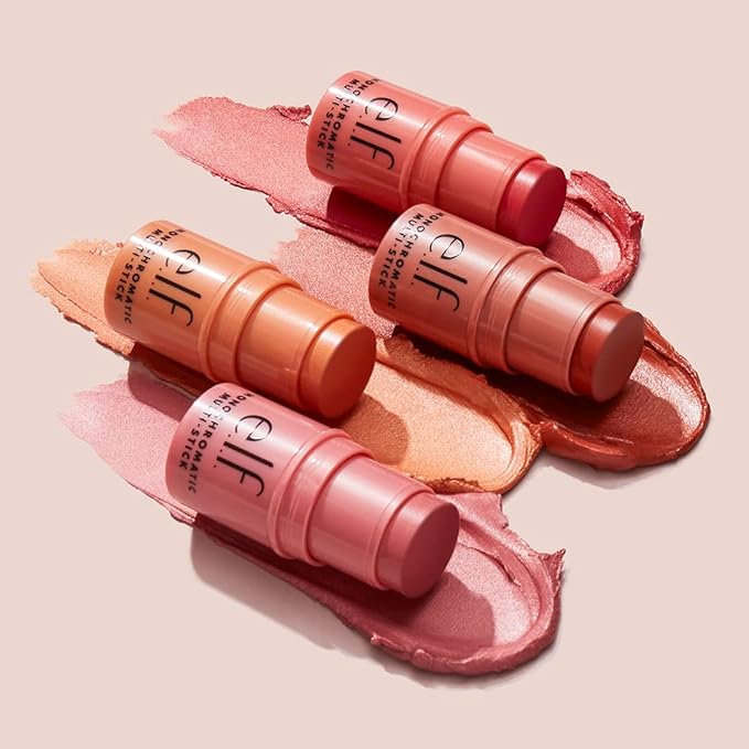 e.l.f. Monochromatic Multi Stick, Luxuriously Creamy & Blendable Cherry, (5g) 0.17 Oz