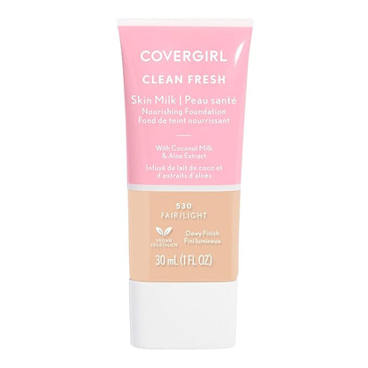 COVERGIRL, Clean Fresh Skin Milk Foundation, Fair/Light, 1 may vary)