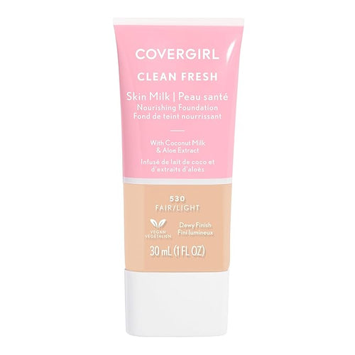 COVERGIRL, Clean Fresh Skin Milk Foundation, Fair/Light, 1 may vary)
