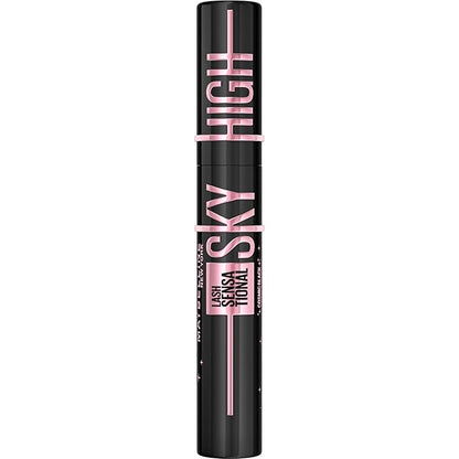 Maybelline Lash Sensational Sky High Washable Mascara Makeup, Volumizing, Lengthening, Defining, Curling, Multiplying, Buildable Formula, Cosmic Black, 1 Count