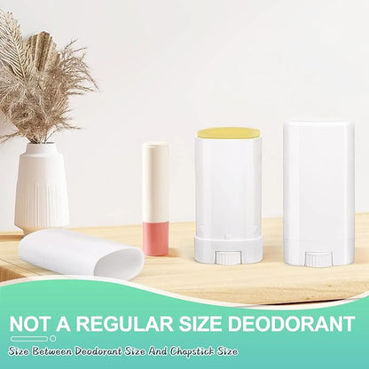 15ml Travel Deodorant Containers,Top-Fill,Empty Plastic Oval Lotion,Sample