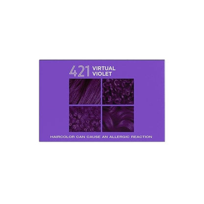 Softsheen-Carson Dark and Lovely Hair Dye, Fade Resist Hair Color with Conditioning Mask, Virtual Violet, 1 Kit