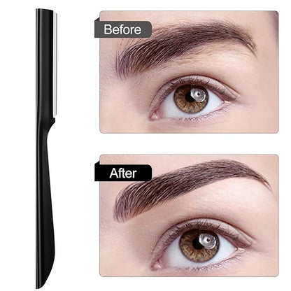 Eyebrow Razor, S.T. Friends 10Pcs Face Razor for Women Exfoliating Dermaplaning Tool, Dermaplane Razor Peach Fuzz Removal, Eyebrow Shaper Trimmer Facial Shaver Help Exfoliate and Smooth the Skin