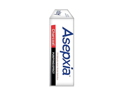 Asepxia with Activated Charcoal Purifying Effect Acne Treatment Bar Soap with Salicylic Acid, 4 Ounce (Pack of 2)