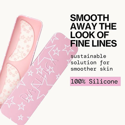 Pacifica Beauty Reusable Smile Line Mask, Skincare, Silicone Mask, For Fine Lines and Wrinkles, Lift and Firm, Pair with Serum, Storage Tin Included, Skin Care, Smile Line Patches, Vegan, 2 Pieces