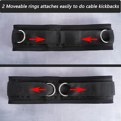 Adjustable Waist Belt Soft Neoprene Padded Belt 2 Movable