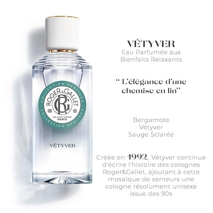 Roger & Gallet Vétyver Benefiting Scented Water 100 ml