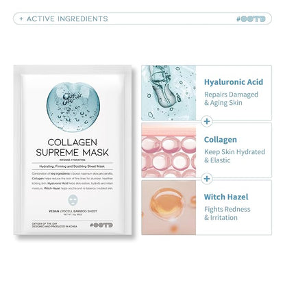 Hydrating Soothing Sheet Masks Gift Set for Skincare, Acid 30EA