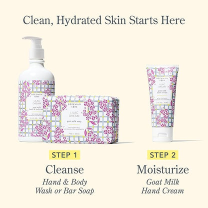 Beekman 1802 Lilac Dream Hand Cream - 2 oz - Nourishes, Hydrates & Repairs - With Goat Milk, Shea Butter, and Glycerin - Non-Greasy - No Irritation - Good for Sensitive Skin