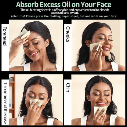 FANDAMEI Oil Blotting Sheets For Face, Oil Blotting 200 Counts