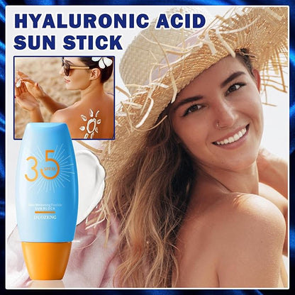Sun Stick,Watery Sunscreen Stick for Face,Matte Long Lasting Non-Greasy SPF 35+Sunstick L