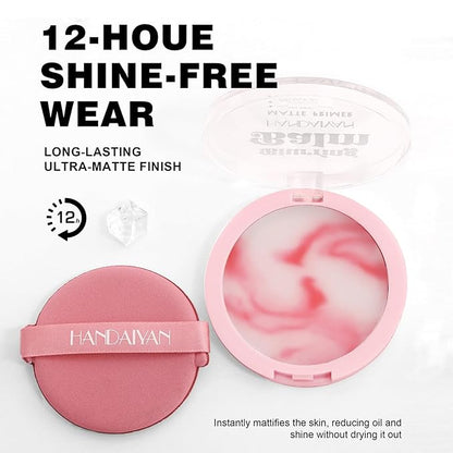 Beauty Poreless Setting Powder, Two Color Cream Translucent Skin Downy