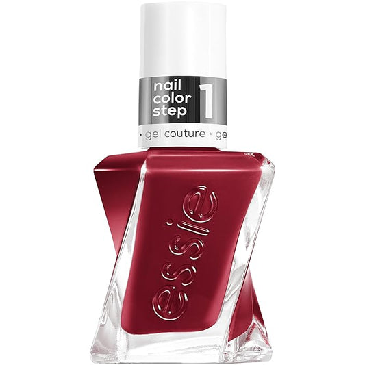 essie gel couture, Long-Lasting Nail Polish, 8-free Vegan, Fashion Freedom, Red, Put In The Patchwork, 0.46 fl oz