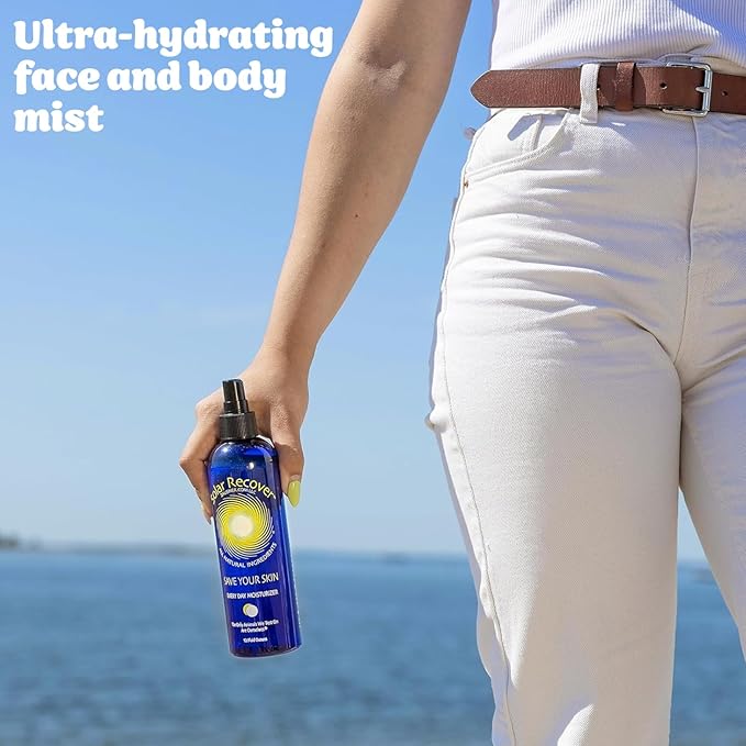 After Sun Moisturizing Spray (12 Ounce) - Hydrating Facial and Body Mist - 2460 Sprays of Sunburn Relief With Vitamin E and Calendula - Lotion Delivered in Water To Keep Skin Healthy