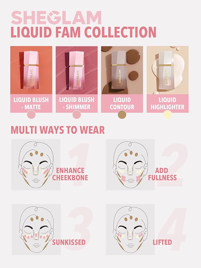 SHEGLAM Sun Sculpt Liquid Contour Stick Long Lasting Makeup-Warm Money
