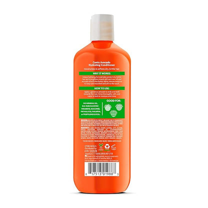 Cantu Avocado Hydrating Silicone-Free Conditioner with Pure Shea Butter, 13.5 oz (Pack of 2)