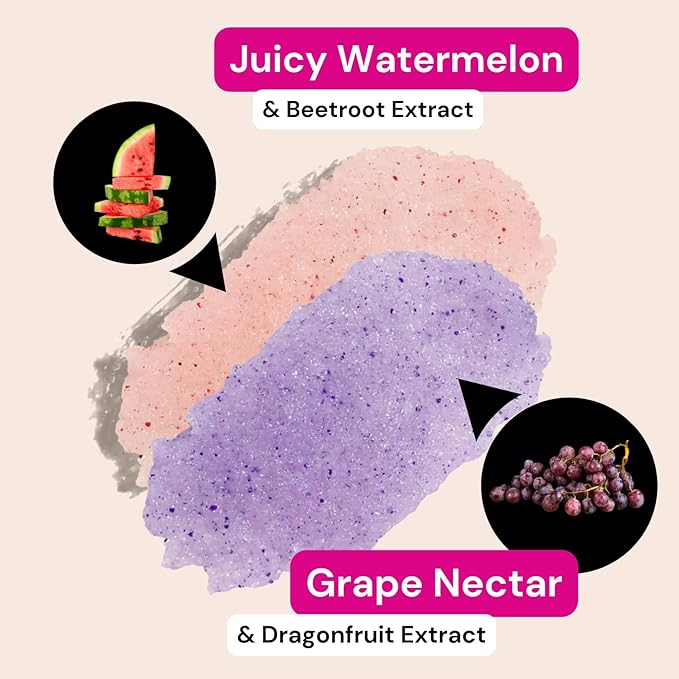 Minimo Candy Lip Exfoliator Scrub & Grape