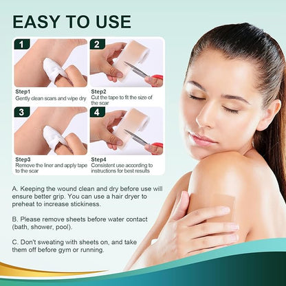 Medical Grade Silicone Scar Sheets, Silicone