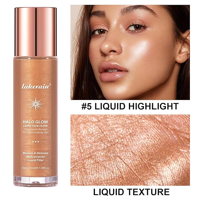 Natural Glow Liquid Filter Makeup, Longwear Face Luminizer, 1.06 fl oz
