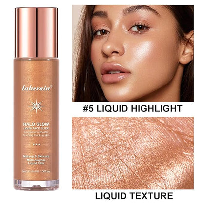 Natural Glow Liquid Filter Makeup, Longwear Face Luminizer, 1.06 fl oz