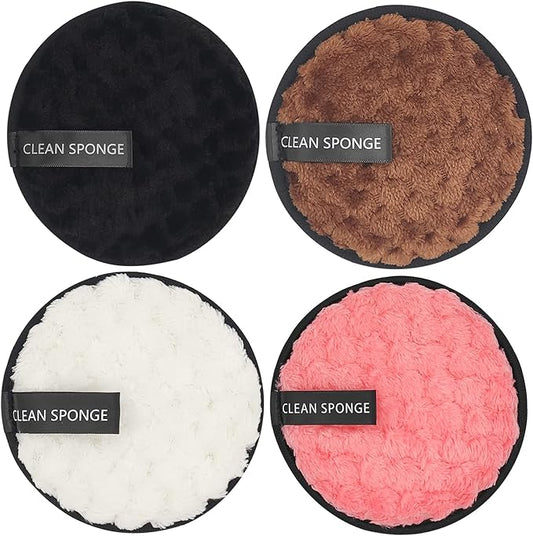 Reusable soft makeup remover pads
